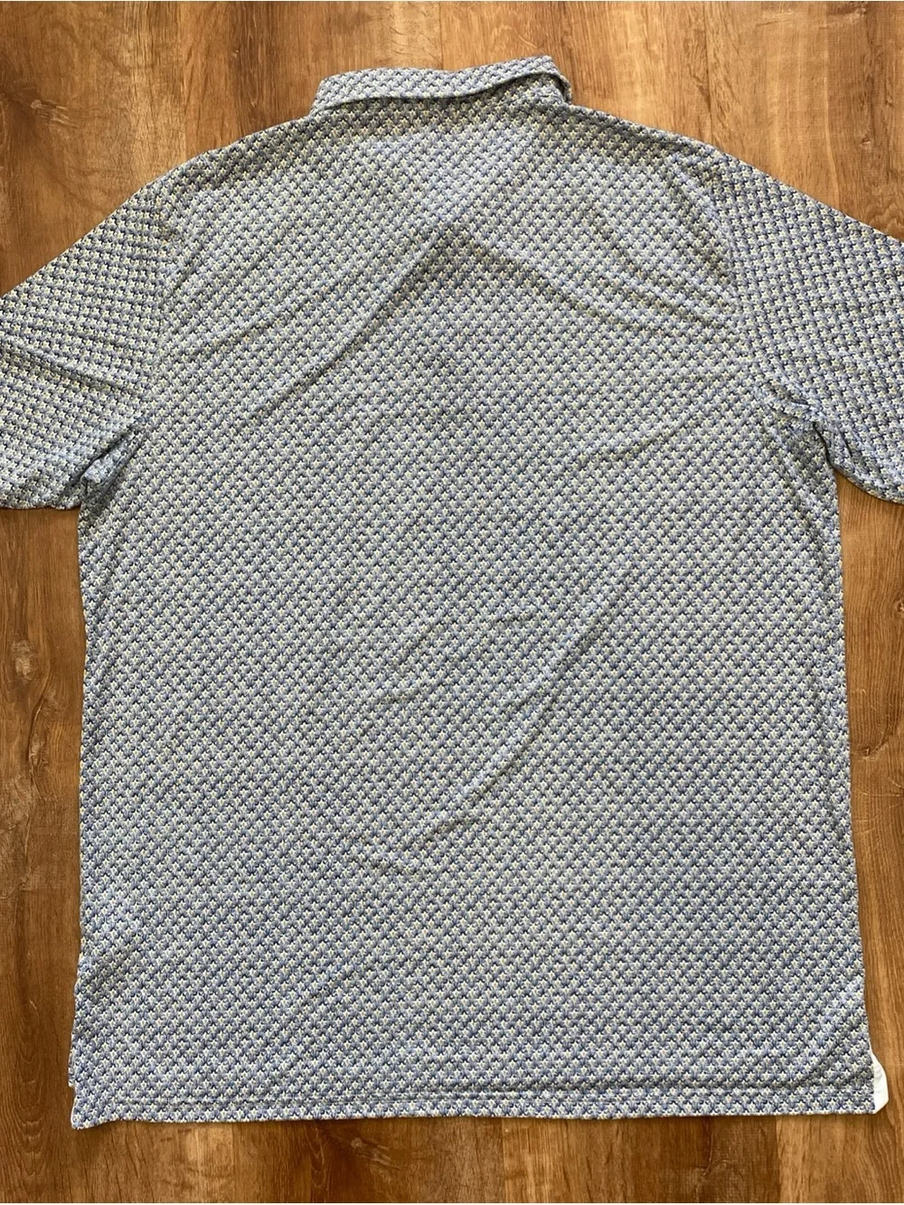 Tasc Cloud Performance Men's 2XL Polo Shirt Geometric Print Golf Lightweight